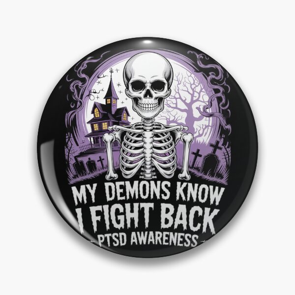 Item preview, Reaper PTSD My Demons Know I Fight Mental Health Awareness designed and sold by skanderio.