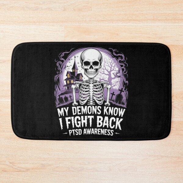 Item preview, Reaper PTSD My Demons Know I Fight Mental Health Awareness designed and sold by skanderio.