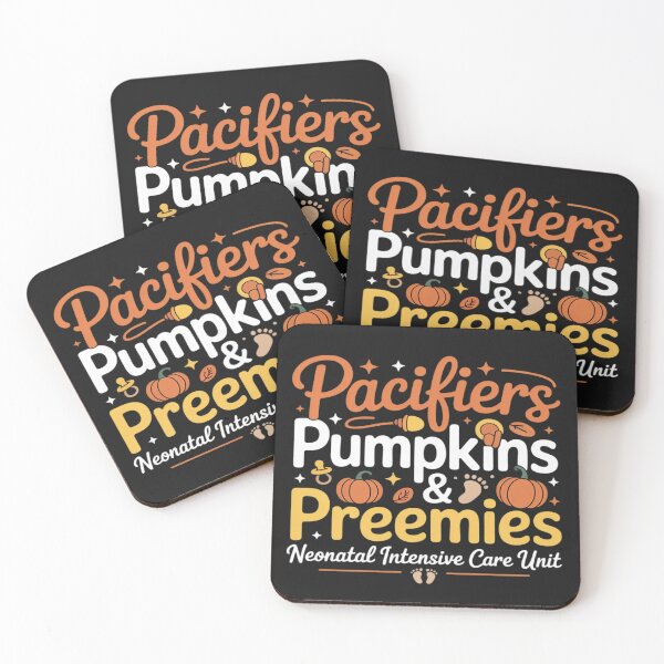 Item preview, Pacifiers Pumpkins Preemies Thanksgiving designed and sold by Rackaam.