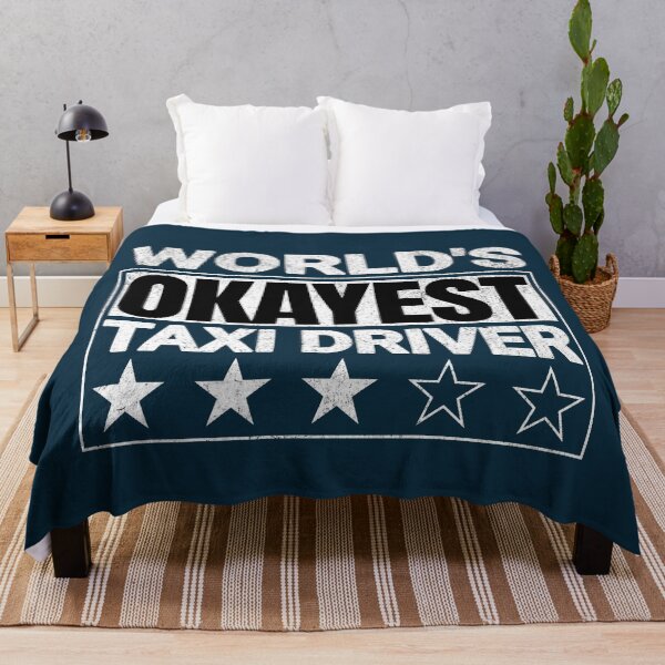 Item preview, World's Okayest Taxi Driver Funny Quote designed and sold by NosandEdgy.
