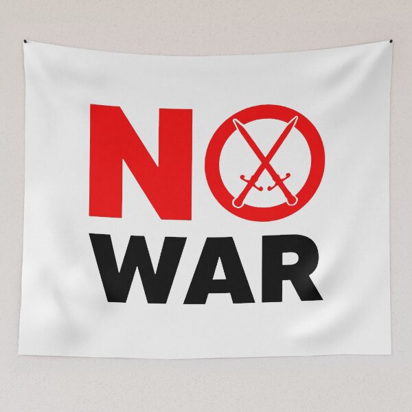 Item preview, No War; Anti War Motif;  designed and sold by StickerApe.