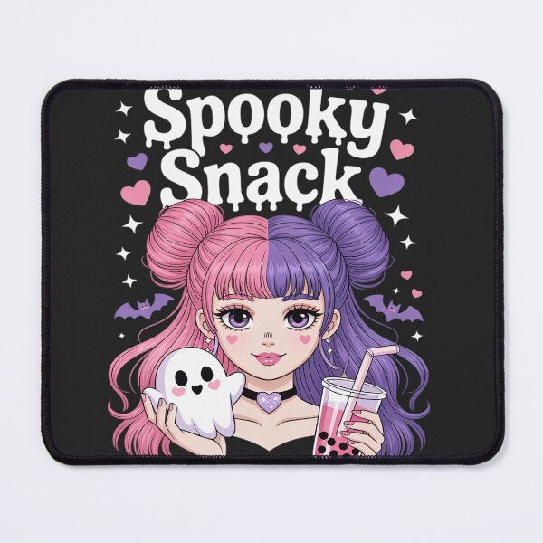 Item preview, Pastel Goth Ghost I’m a Spooky Snack Kawaii Boba Halloween designed and sold by Rackaam.