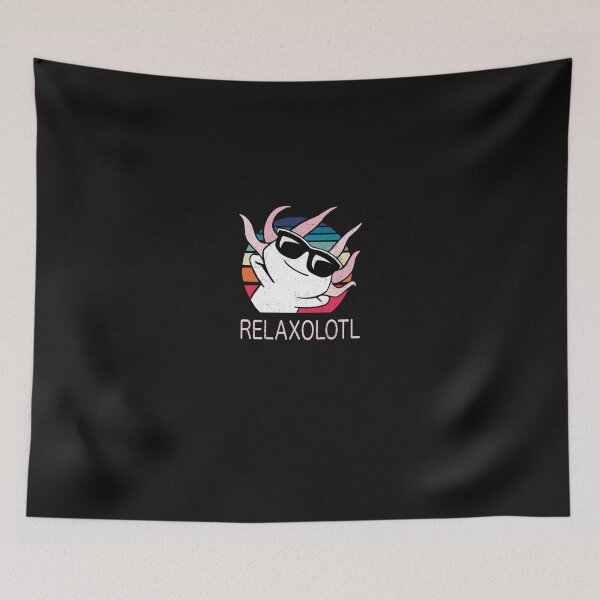 Item preview, relaxolotl for dark backgrounds designed and sold by GeraldJMuniz.
