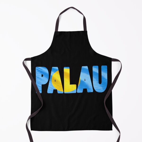Item preview, PALAU - Flag Flying in Wind cut to Letters Souvenir Sticker Shirt designed and sold by Adam Gormley.