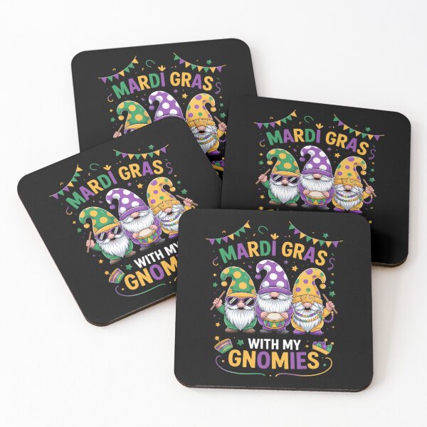 Item preview, Mardi Gras With My Gnomies Squad Gnomes 2026 designed and sold by AsteriskDatBArt.