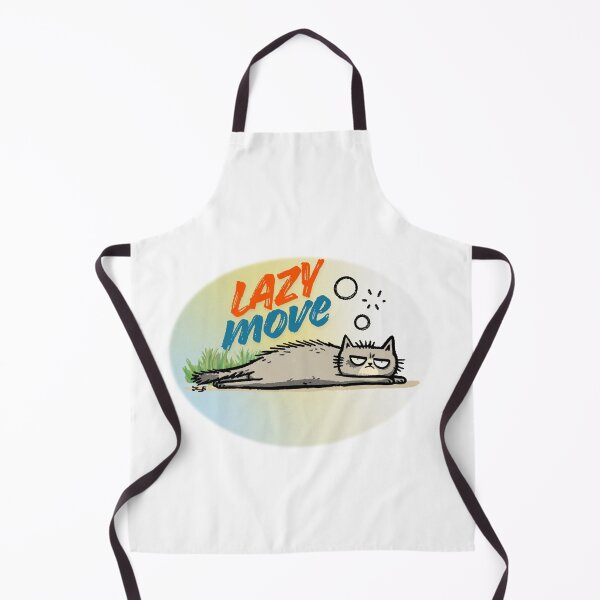 Item preview, Lazy Move – Unmotivated Cat Lying Flat Funny Design designed and sold by shuttersnook.