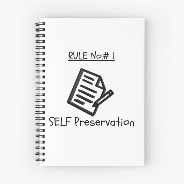 Item preview, Self Preservation Minimalist Wall Art – Motivational Quote Design designed and sold by Legendary Co..