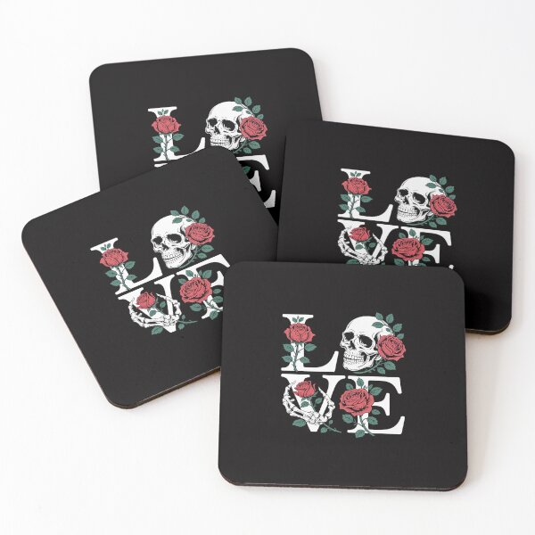 Item preview, LOVE Valentines Day Rose Skull V-Day designed and sold by teltvitossuilea.