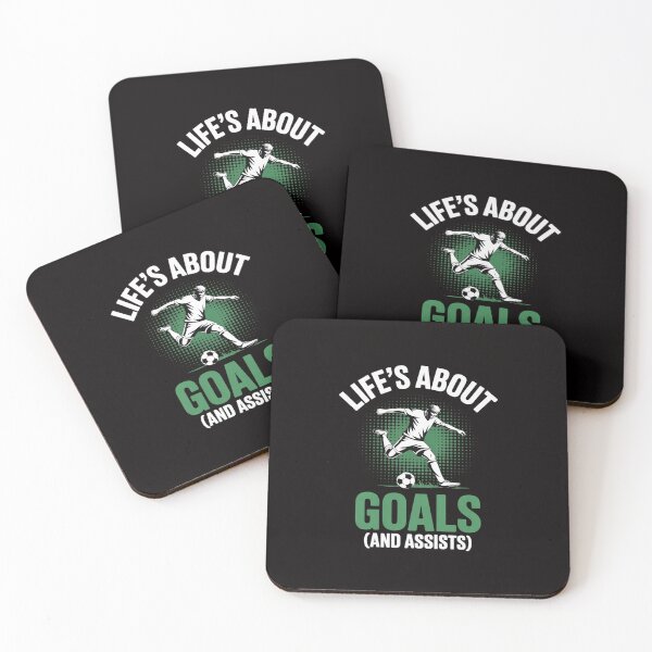 Item preview, Life´s About Goals Soccer Player Boys Kids Youth designed and sold by chaeningplan.