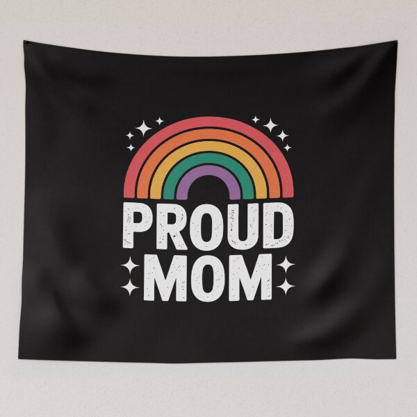 Item preview, LGBTQ Proud Mom Gay Pride LGBT Ally Rainbow Mother's Day designed and sold by chaeningplan.