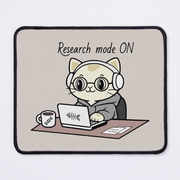 Item preview, Scientist Cat - Research Mode ON designed and sold by MicroMarket.