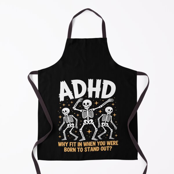 Item preview, Playful Skeletons with ADHD Theme and Motivational designed and sold by Rackaam.