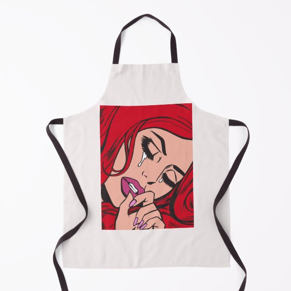 Item preview, red hair crying comic girl designed and sold by GeraldJMuniz.