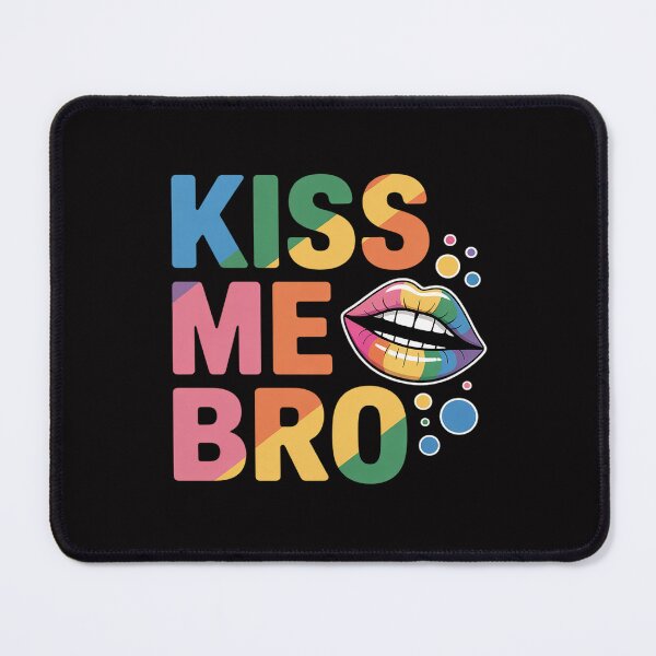 Item preview, Kiss Me Bro - Gay Rainbow Lips LGBTQ Pride CSD Men designed and sold by teltvitossuilea.