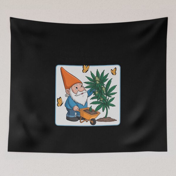 Item preview, Remember to Stop & Smell Flowers Gnome Humor designed and sold by skanderio.