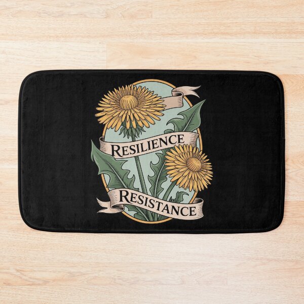 Item preview, Resilience Resistance Retro Dandelion Art Nouveau Anti Trump designed and sold by skanderio.