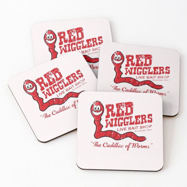 Item preview, red wigglers from wkrp in cincinnati distressed designed and sold by GeraldJMuniz.