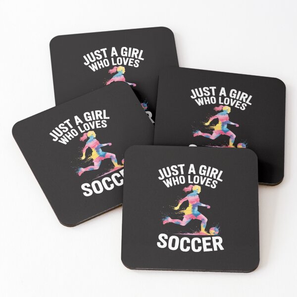 Item preview, Just A Girl Who Loves Soccer designed and sold by chaeningplan.