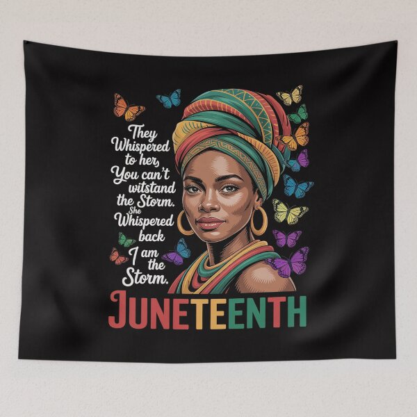 Item preview, Juneteenth I am The Storm Black Women Black History Month designed and sold by teltvitossuilea.