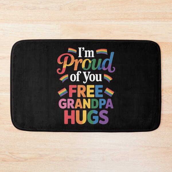 Item preview, I'm Proud Of You Free Grandpa Hugs Lgbt Lgbtq Gay Pride designed and sold by chaeningplan.