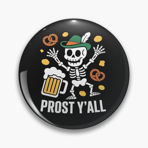 Item preview, Prost Y'All Oktoberfest Skeleton Beer designed and sold by tkhrbika.