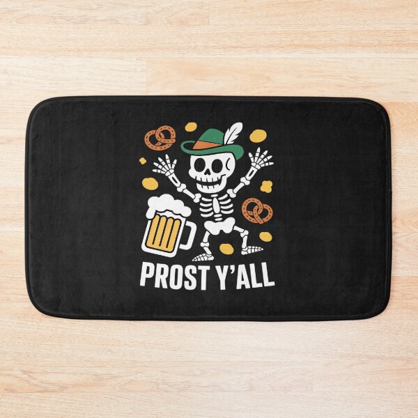 Item preview, Prost Y'All Oktoberfest Skeleton Beer designed and sold by tkhrbika.