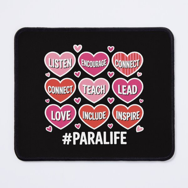 Item preview, Hearts Teach Love Inspire Para Life Valentines designed and sold by teltvitossuilea.
