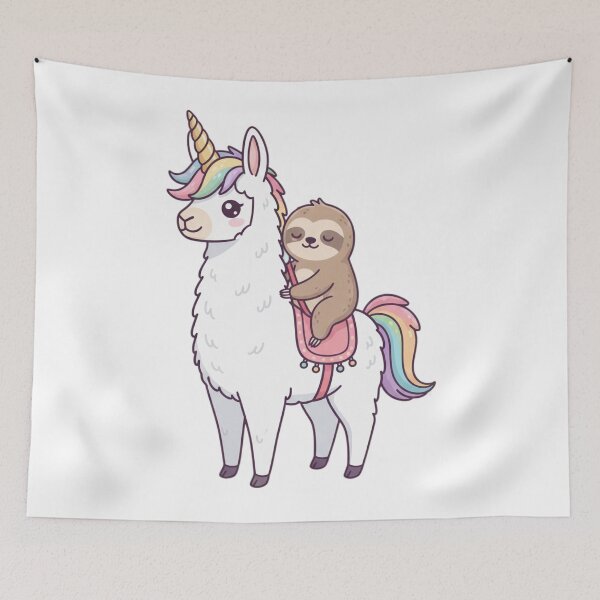 Item preview, Llamacorn and Sloth designed and sold by mezzilicious.