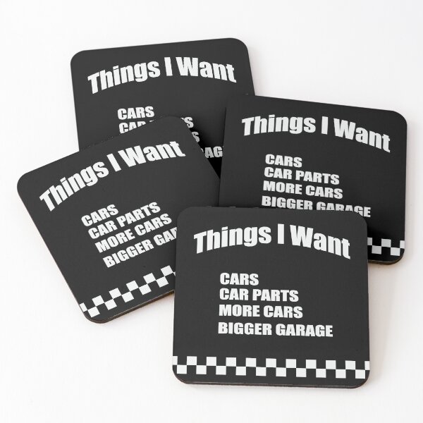 Item preview, Things I Want - Car Parts Enthusiast Auto Mechanic MEME designed and sold by UGOT2SEETHIS STUDIO.