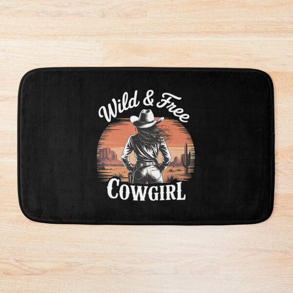 Item preview, Retro Cowgirl Spirit Wild and Free Western Southern designed and sold by imsamaharem.