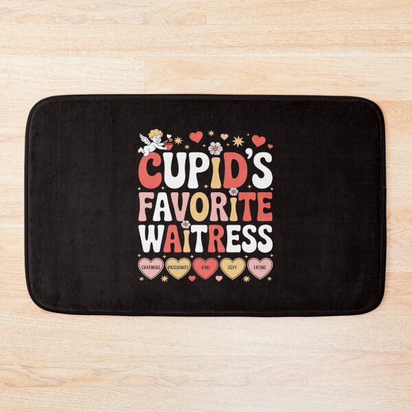 Item preview, Groovy Cupid's Favorite Waitress Valentine Brunch Restaurant designed and sold by lavethediso.