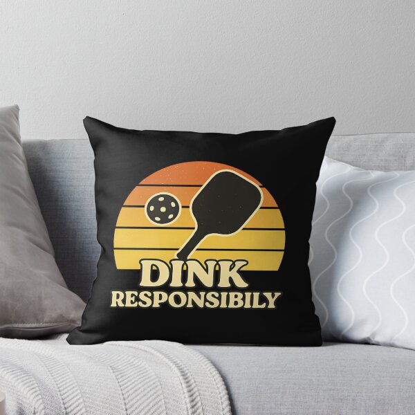 Item preview, Dink Responsibly Retro Badge (Orange) designed and sold by slimwrleg82.