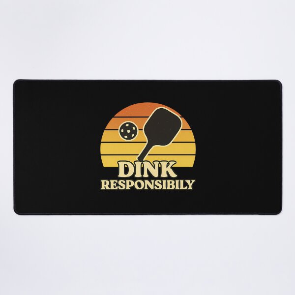 Item preview, Dink Responsibly Retro Badge (Orange) designed and sold by slimwrleg82.