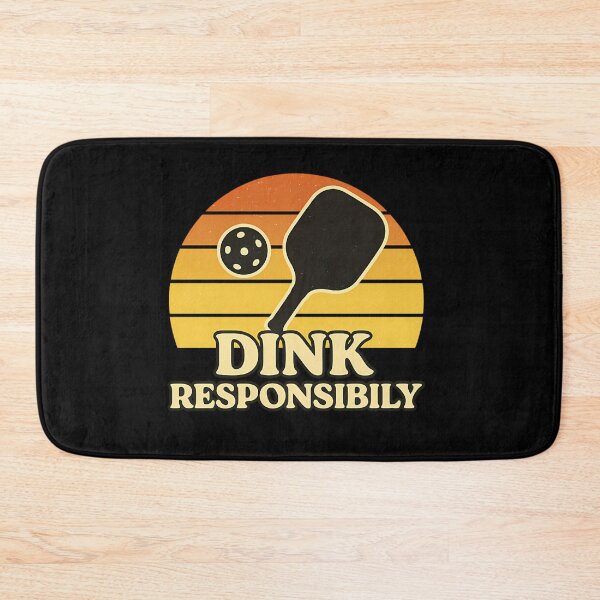 Item preview, Dink Responsibly Retro Badge (Orange) designed and sold by slimwrleg82.