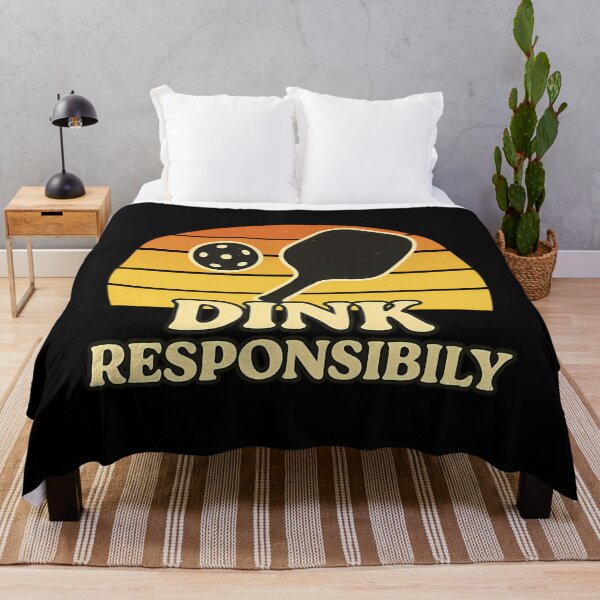 Item preview, Dink Responsibly Retro Badge (Orange) designed and sold by slimwrleg82.