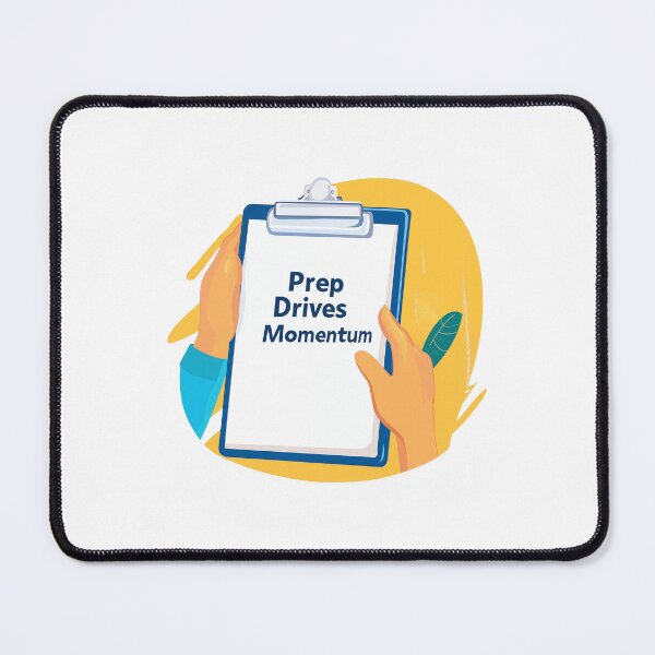 Item preview, Prep Drives Momentum And Productivity On A Clipboard designed and sold by FWLKIT.