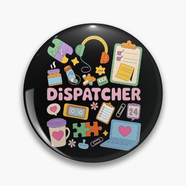 Item preview, Retro Dispatcher 911 Funny Emergency Dispatch Operator EMS designed and sold by imsamaharem.