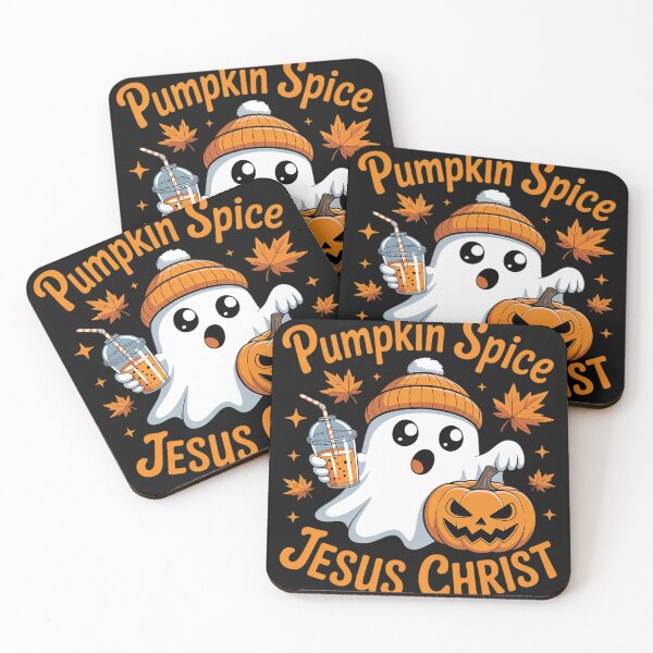 Item preview, Pumpkin spice lovers Cute ghost Halloween Boo Autumn Fall designed and sold by tkhrbika.