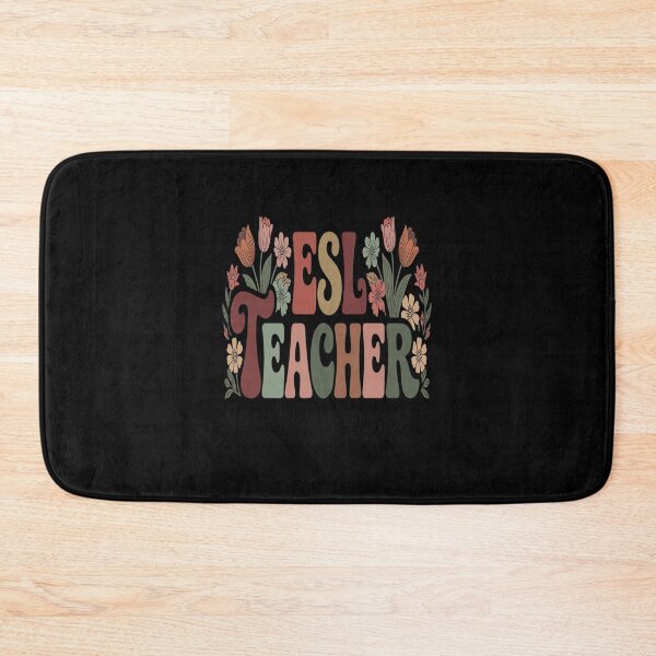 Item preview, Retro Flowers ESL Teacher Teach Multilingual Learners Team Men Women Girls Kids designed and sold by imsamaharem.