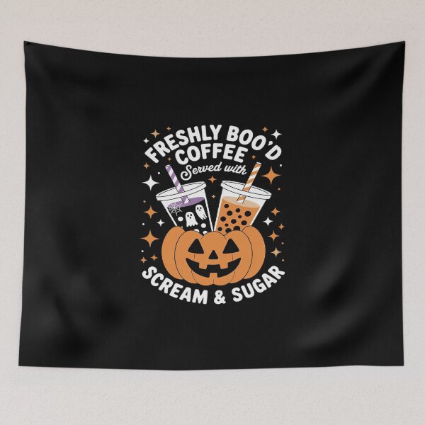 Item preview, Retro Freshly Boo'd Coffee Lovers Boujee Ghost Halloween designed and sold by imsamaharem.