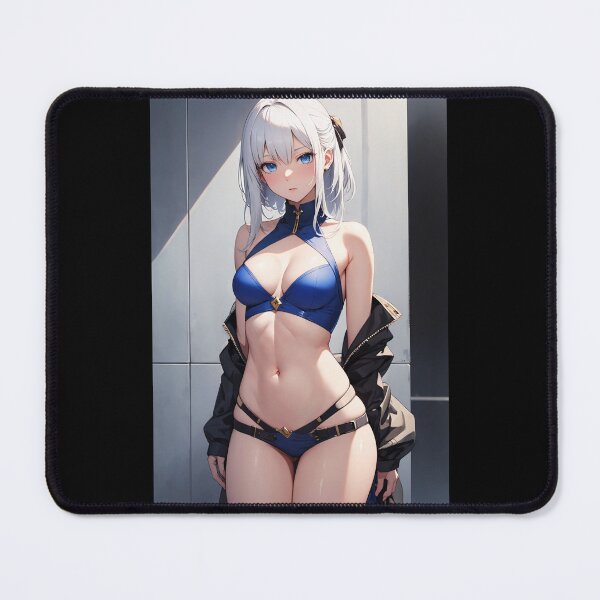 Item preview, Morgan Le Fay FGO - Summer Berserker Anime Girl Tactical Blue Swimsuit designed and sold by iloveanimechibi.