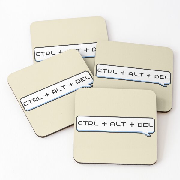 Item preview, Ctrl + Alt + Del Sticker designed and sold by Potato Quality Prints.