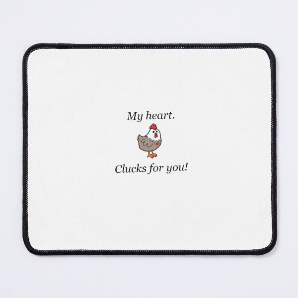 Item preview, My heart clucks for you designed and sold by Designs by Momma J .
