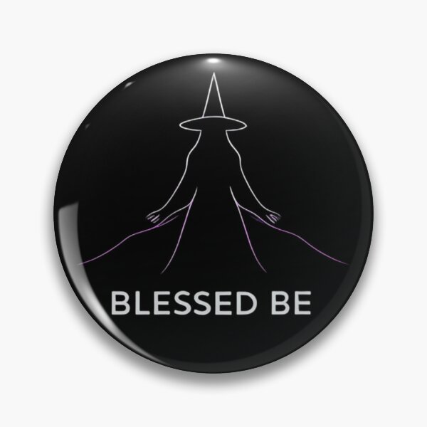 Artikelvorschau, "Gesegnet sei" Mystische Hexensilhouette "Gesegnet sei" Wiccans, Hexerei, spirituelle Geschenke entworfen und verkauft von ArcanePrintsxo.