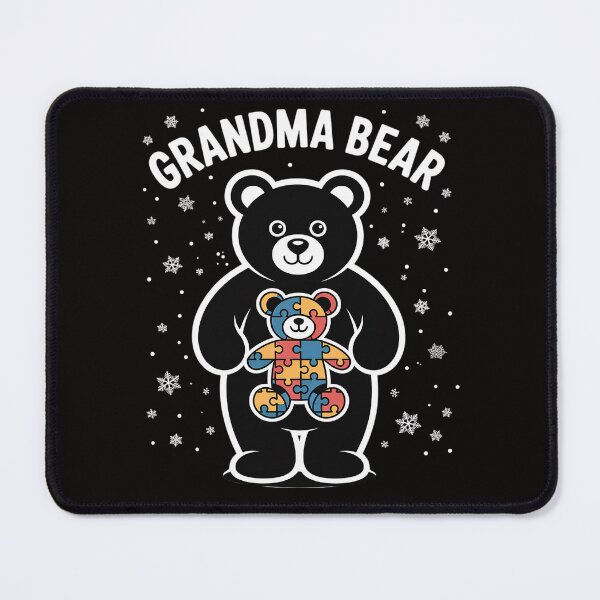 Item preview, Womens Grandma Bear Autism Awareness designed and sold by czechascheledu.