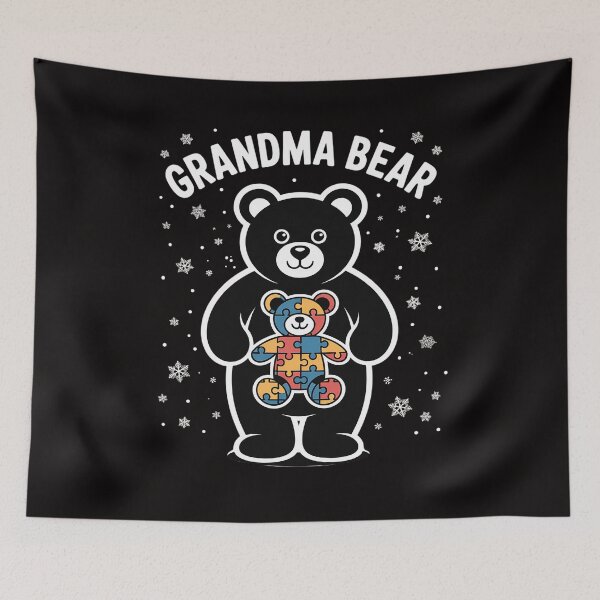 Item preview, Womens Grandma Bear Autism Awareness designed and sold by czechascheledu.