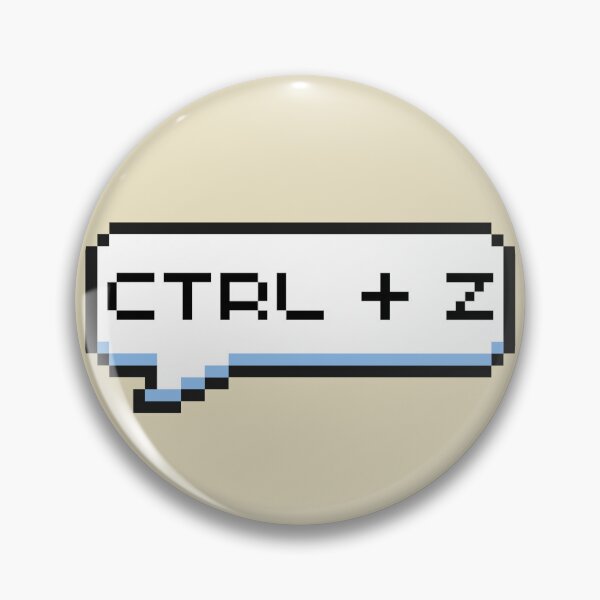 Item preview, Ctrl+Z Sticker designed and sold by Potato Quality Prints.