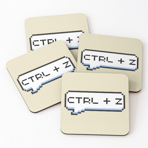 Item preview, Ctrl+Z Sticker designed and sold by Potato Quality Prints.