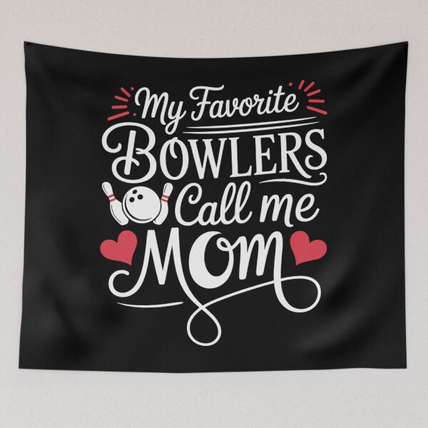 Item preview, My Favorite Bowlers Call Me Mom Bowling Mom Of A Bowler Mama designed and sold by Morphologiona.