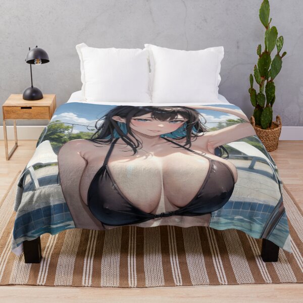 Item preview, swimming pool bikini waifu designed and sold by waifu-archive.